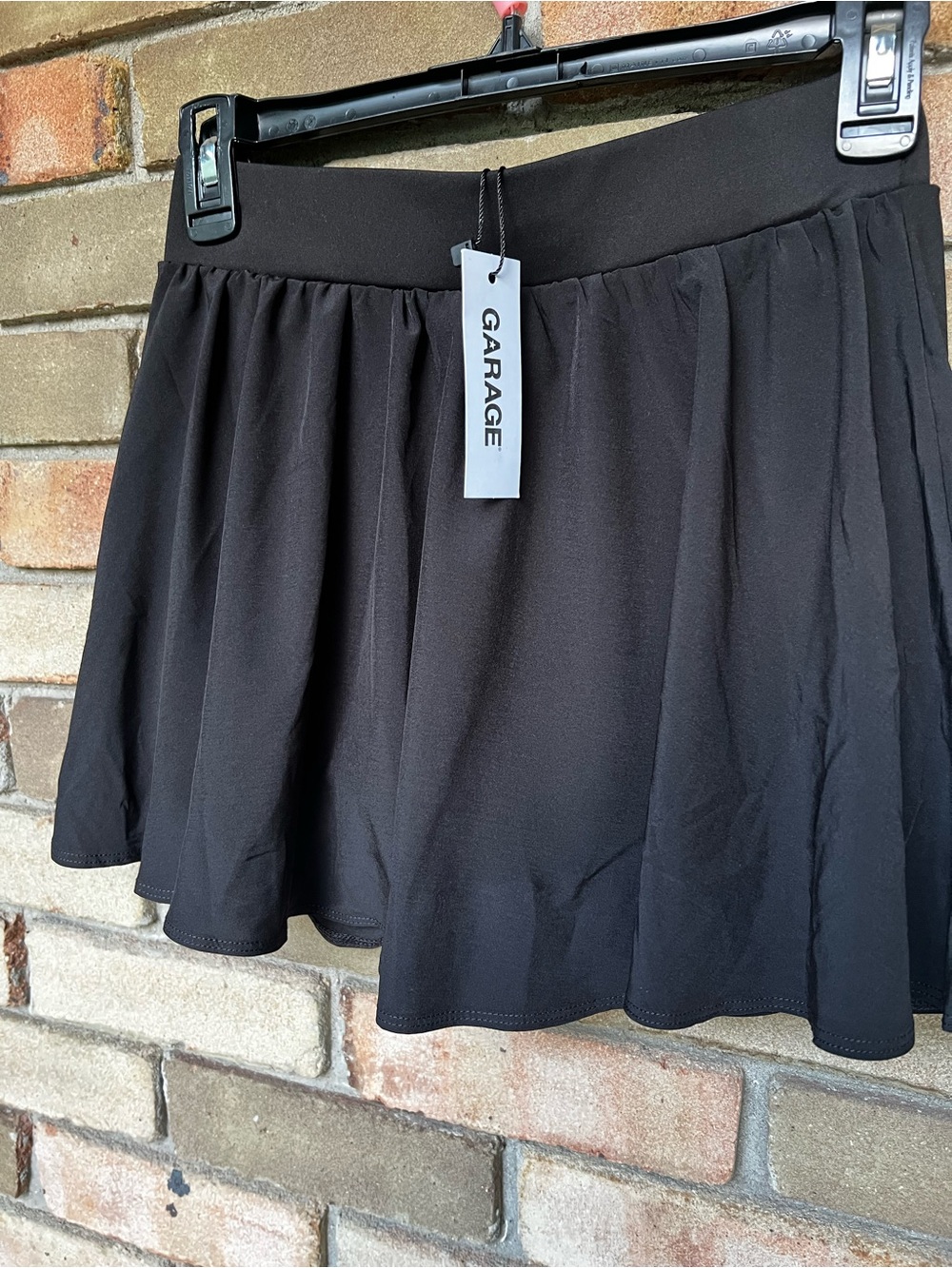 NWT- Garage Women's Black Skort